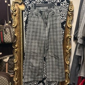AG BLACK PLAID ADORABLE JEANS!!!!